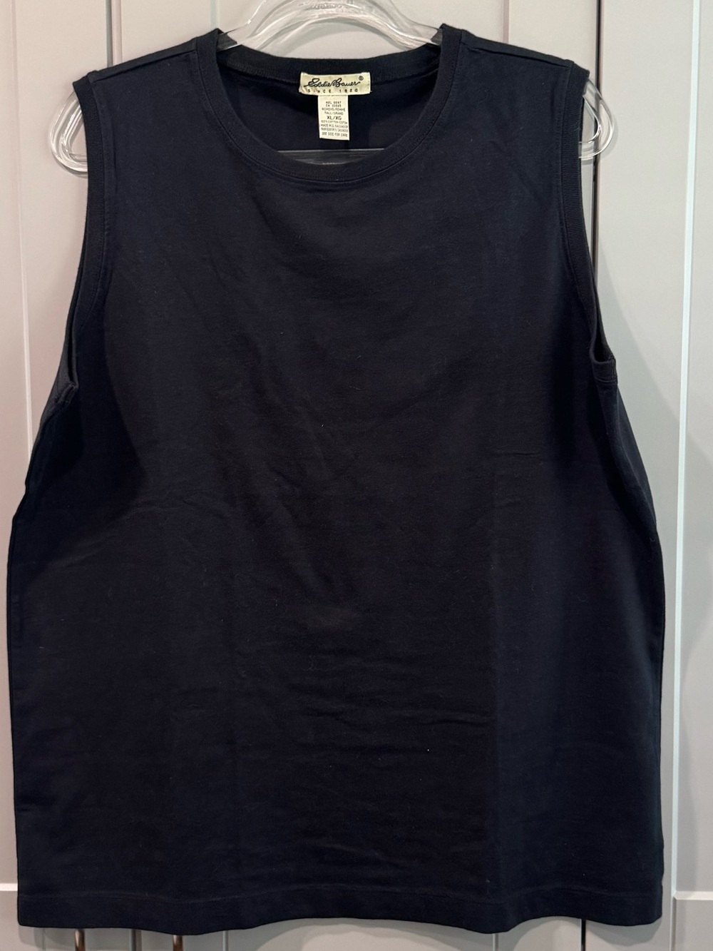 Eddie Bauer Black Sleeveless Tank Top